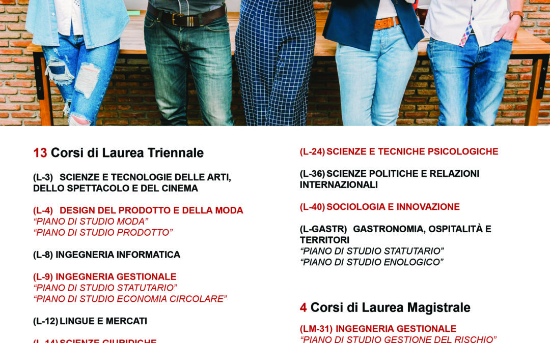 IDEA UNIVERSITA’: I NOSTRI INDIRIZZI
